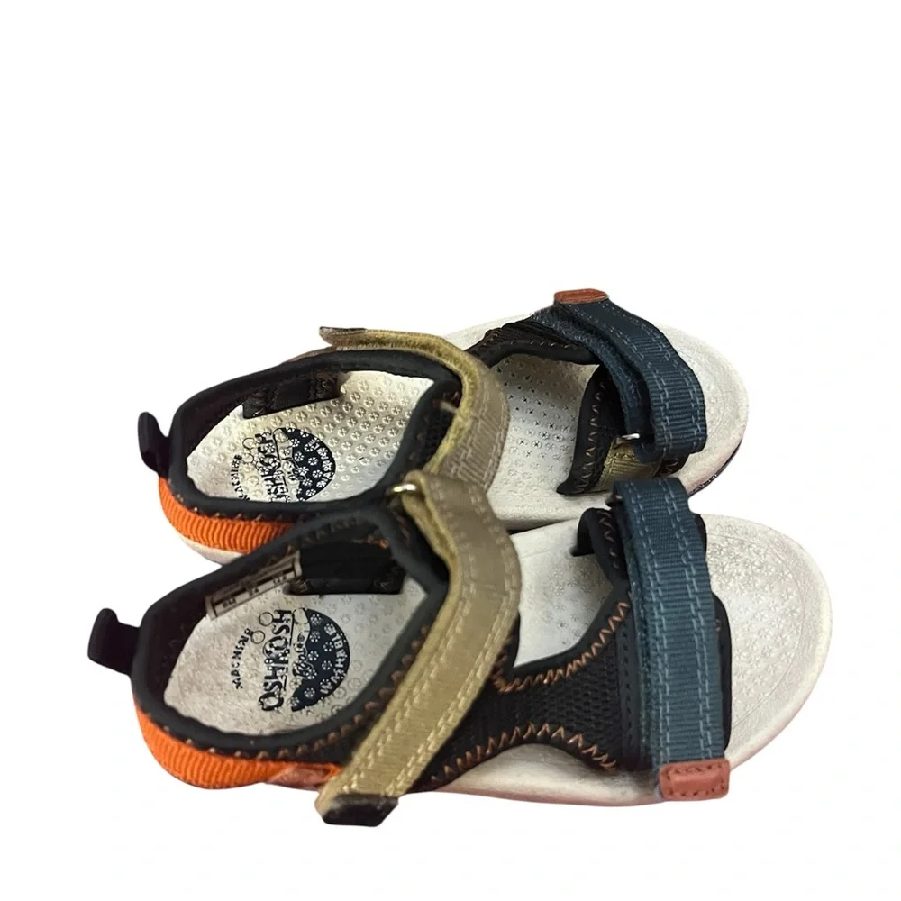 OshKosh B'gosh Kids' Sandals with Blue, Gold, and Black Straps